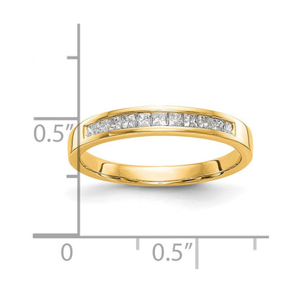14K Gelbgold Diamant Ehering Ring