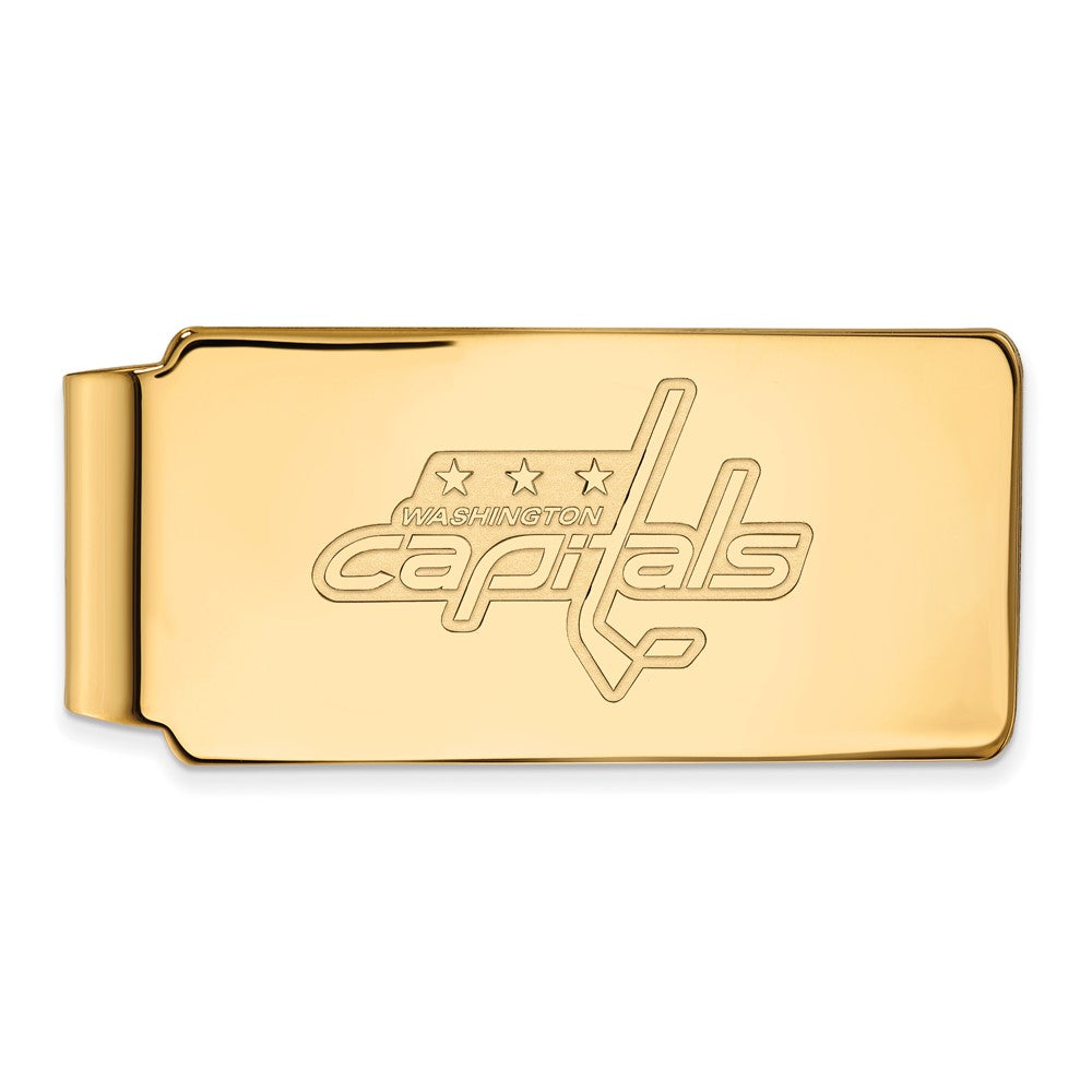 10K Gelbgold Gold Nhl Logoart Washington Capitals Geldklammer