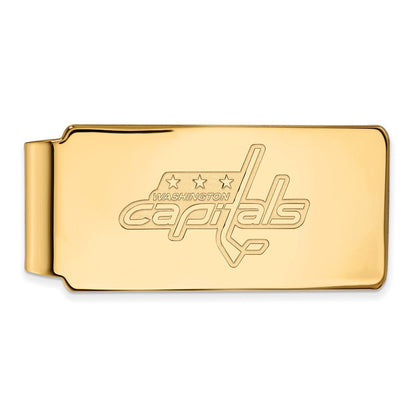 10K Gelbgold Gold Nhl Logoart Washington Capitals Geldklammer