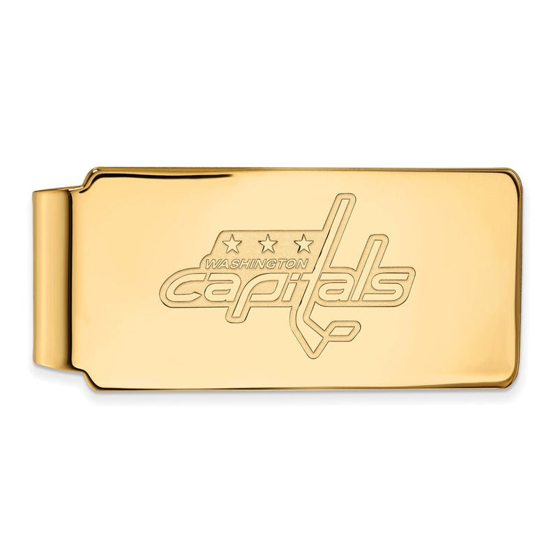 10K Gelbgold Gold Nhl Logoart Washington Capitals Geldklammer
