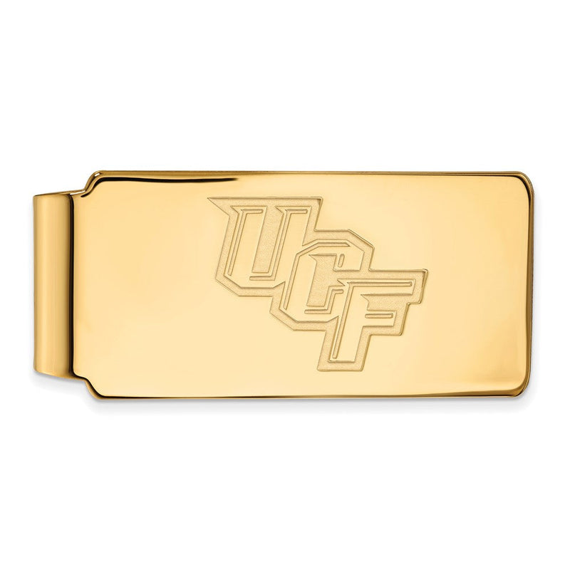 10K Gelbgold Gold Logoart University Of Central Florida U-c-f Geldklammer