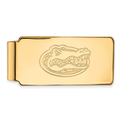 14K Gelbgold Gold Logoart University Of Florida Gator Geldklammer
