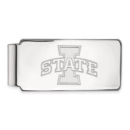 14K Weißgold Logoart Iowa State University Geldklammer