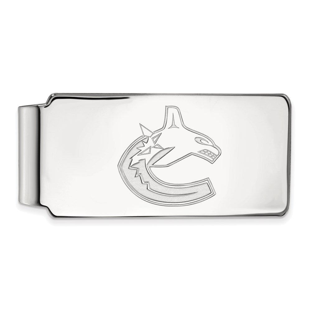 14K Weißgold Nhl Logoart Vancouver Canucks Geldklammer