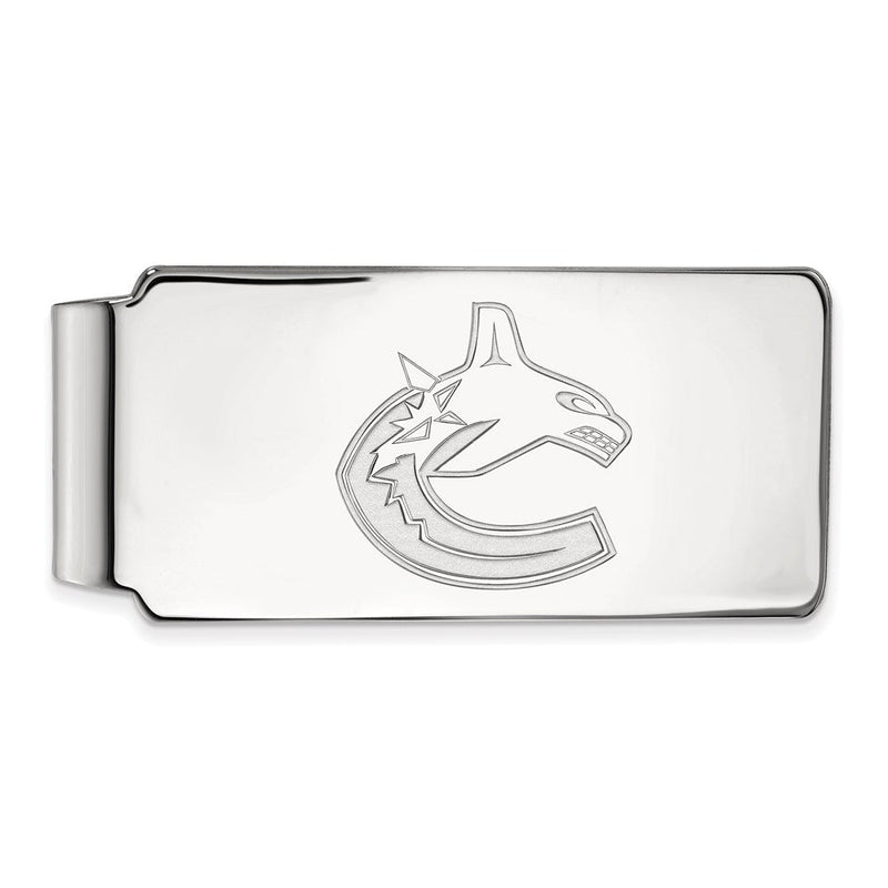 14K Weißgold Nhl Logoart Vancouver Canucks Geldklammer