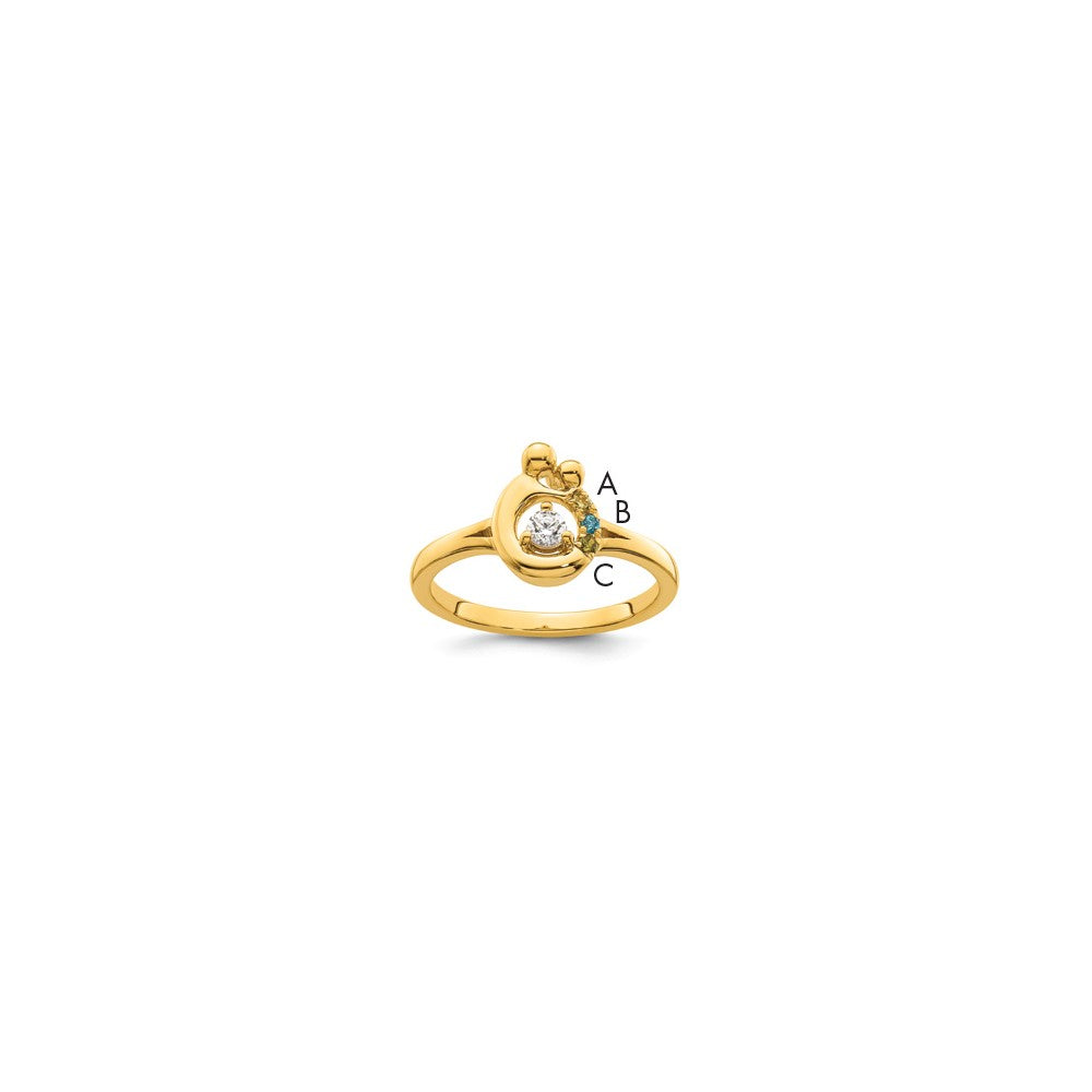 14K Weißgold Ehering mit natürlichen Diamanten