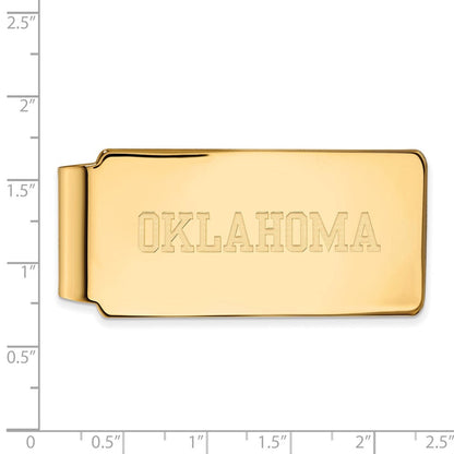10K Gelbgold Gold Logoart University Of Oklahoma Geldklammer