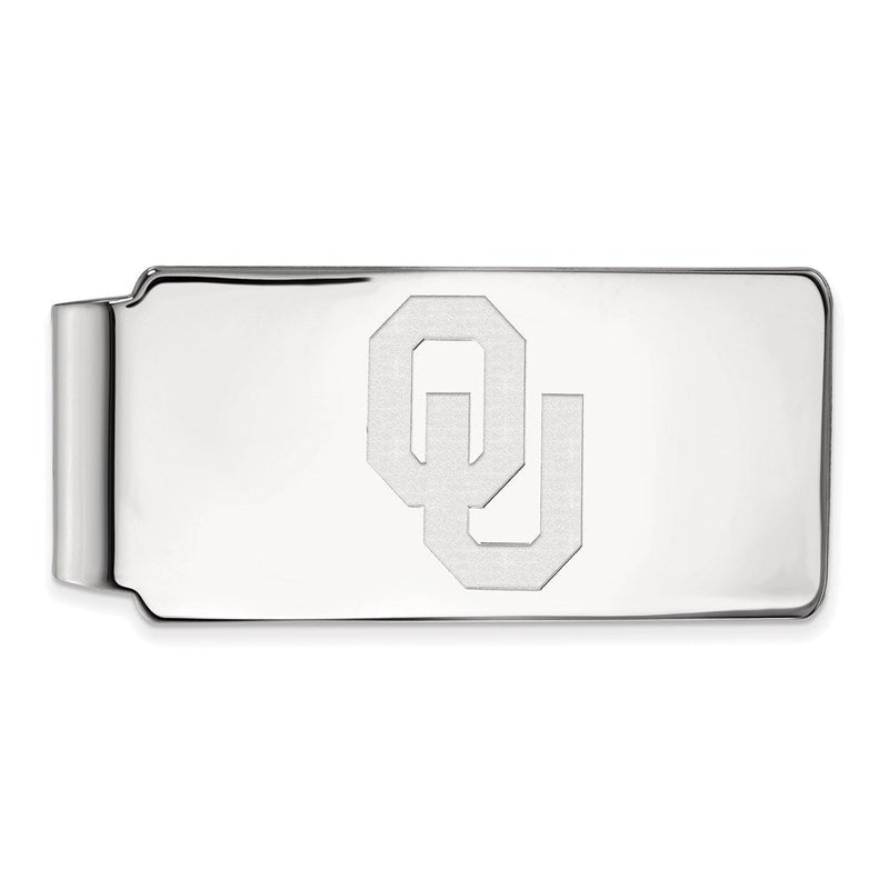 14K Weißgold Logoart University Of Oklahoma O-u Geldklammer