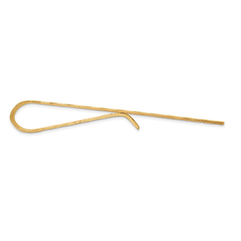 14K Gelbgold Strukturiert Krawatten Stab