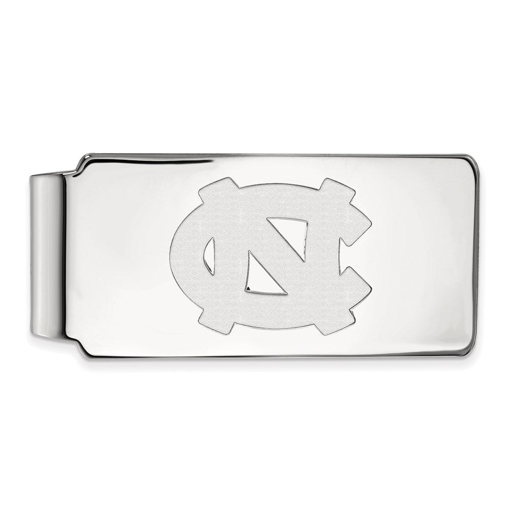 14K Weißgold Logoart University Of North Carolina N-c Geldklammer