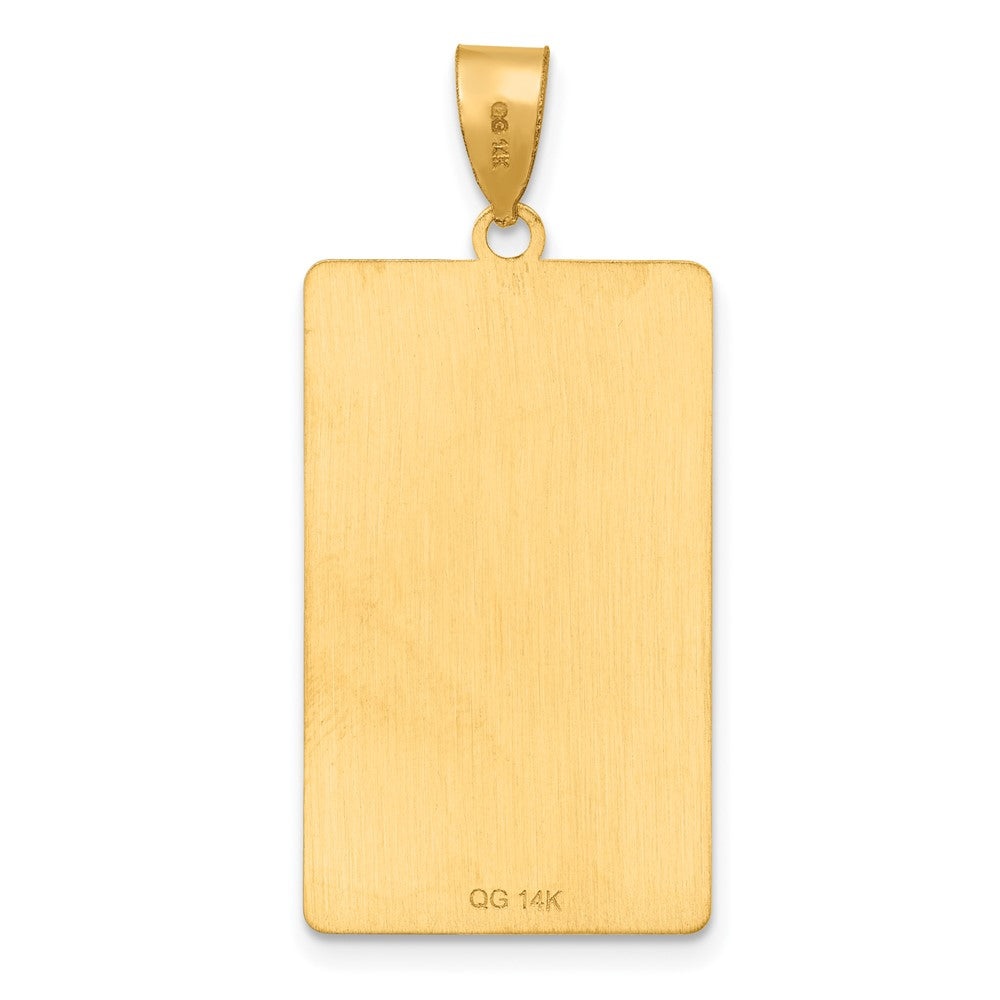 14K Gelbgold The Emperor Tarot Card Anhänger