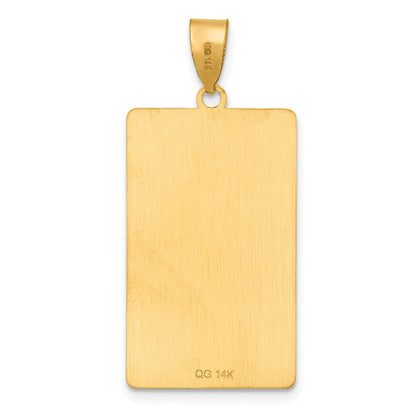 14K Gelbgold The Emperor Tarot Card Anhänger