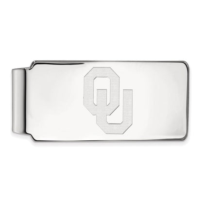 10K Weißgold Logoart University Of Oklahoma O-u Geldklammer