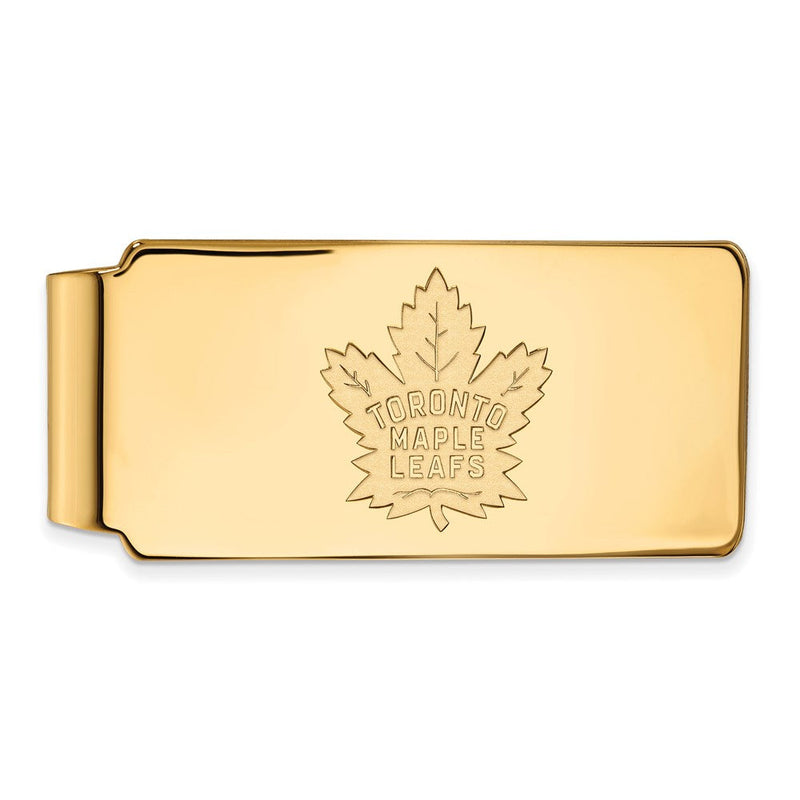 14K Gelbgold Gold Nhl Logoart Toronto Maple Leafs Geldklammer