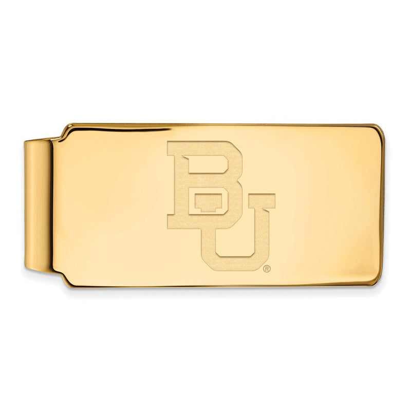 10K Gelbgold Gold Logoart Baylor University Bears Geldklammer