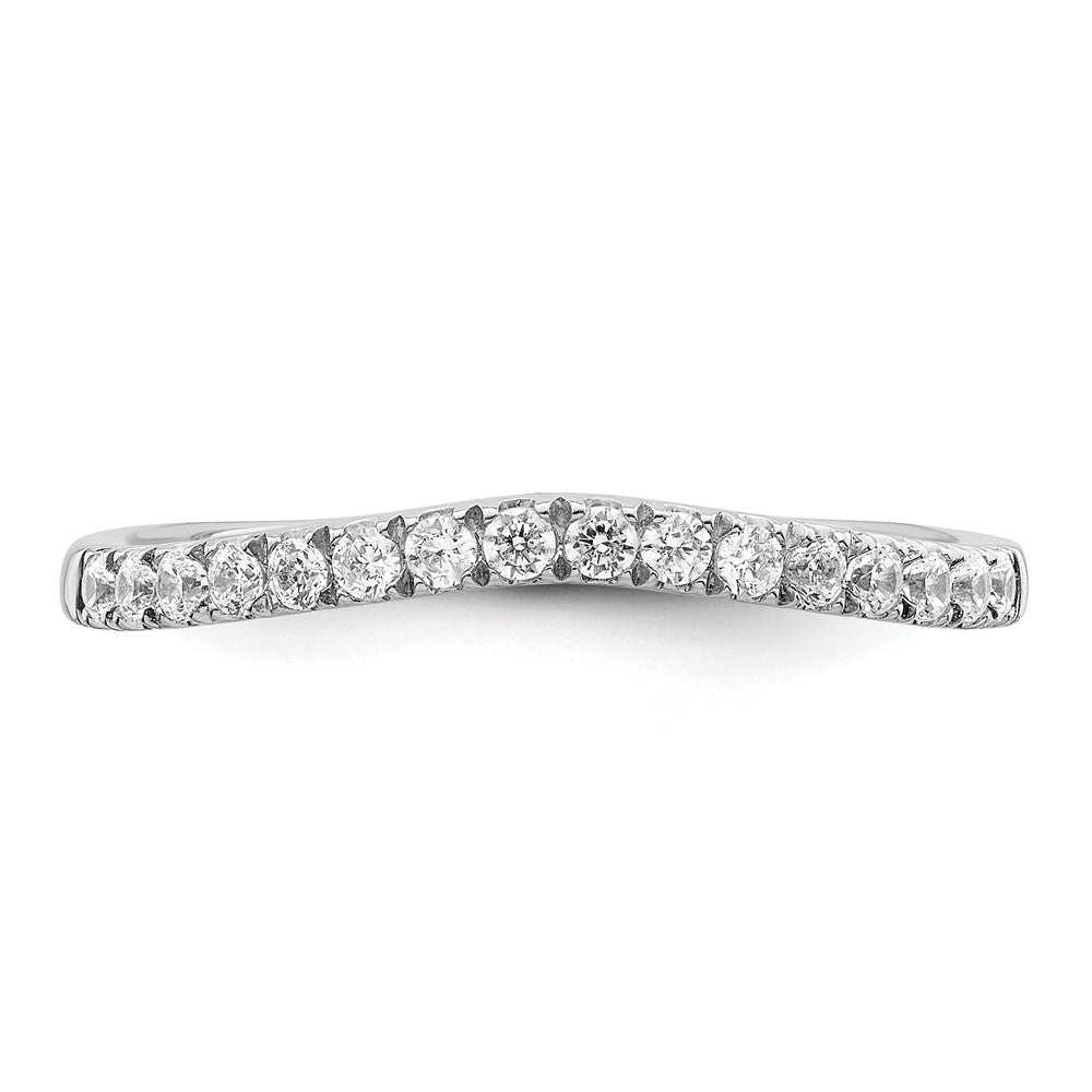 True Origin 14K Weißgold Set aus zwei kompletten Eheringen mit 0,5K im Labor gezüchteten Diamanten, VS+ F+