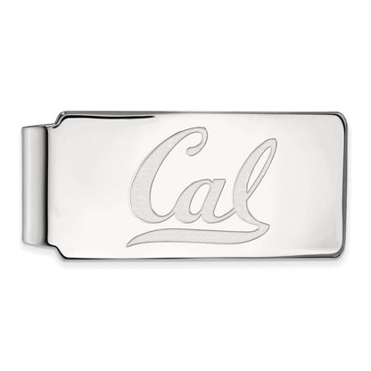10K Weißgold Logoart University Of California Berkeley Cal Geldklammer