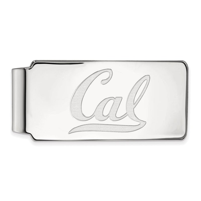 10K Weißgold Logoart University Of California Berkeley Cal Geldklammer