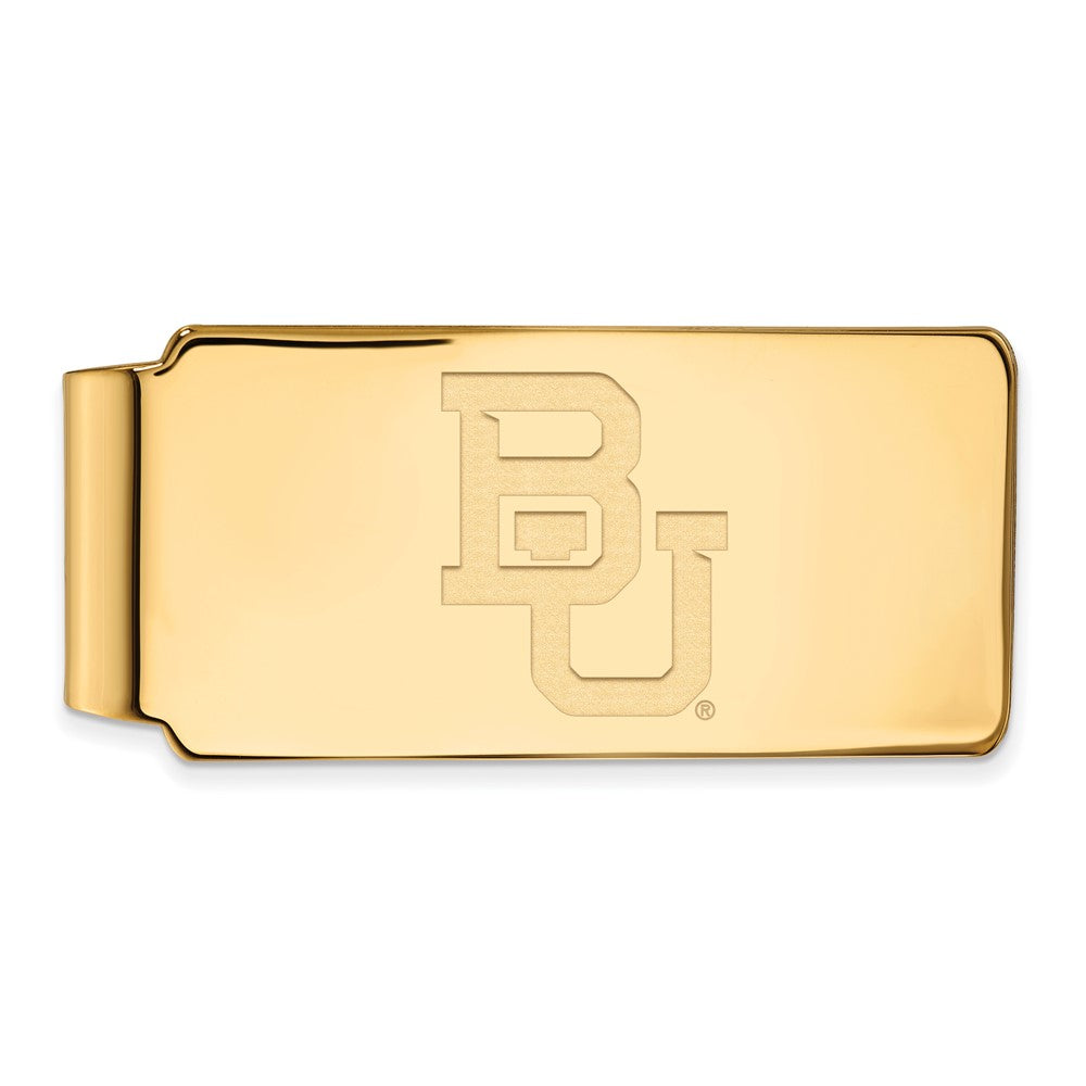 14K Gelbgold Gold Logoart Baylor University Bears Geldklammer