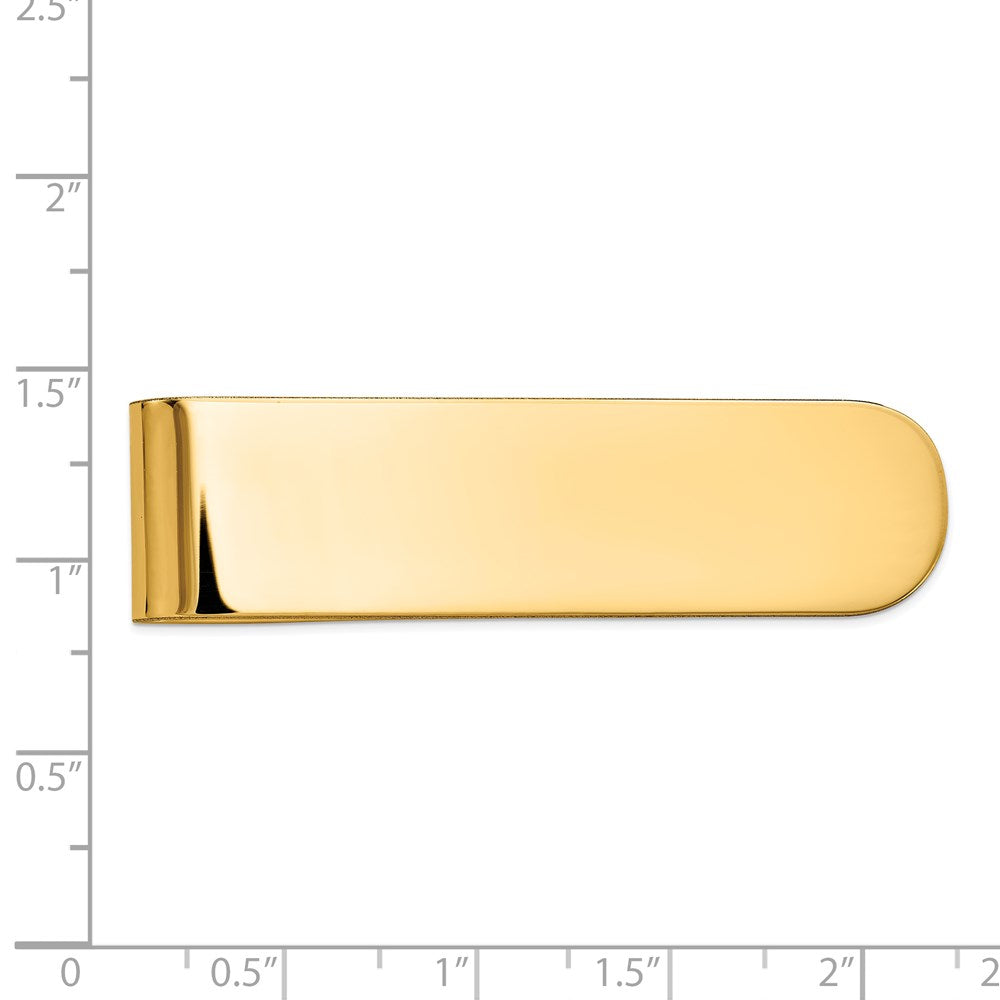 14K Gelbgold Herren Poliert Geldklammer
