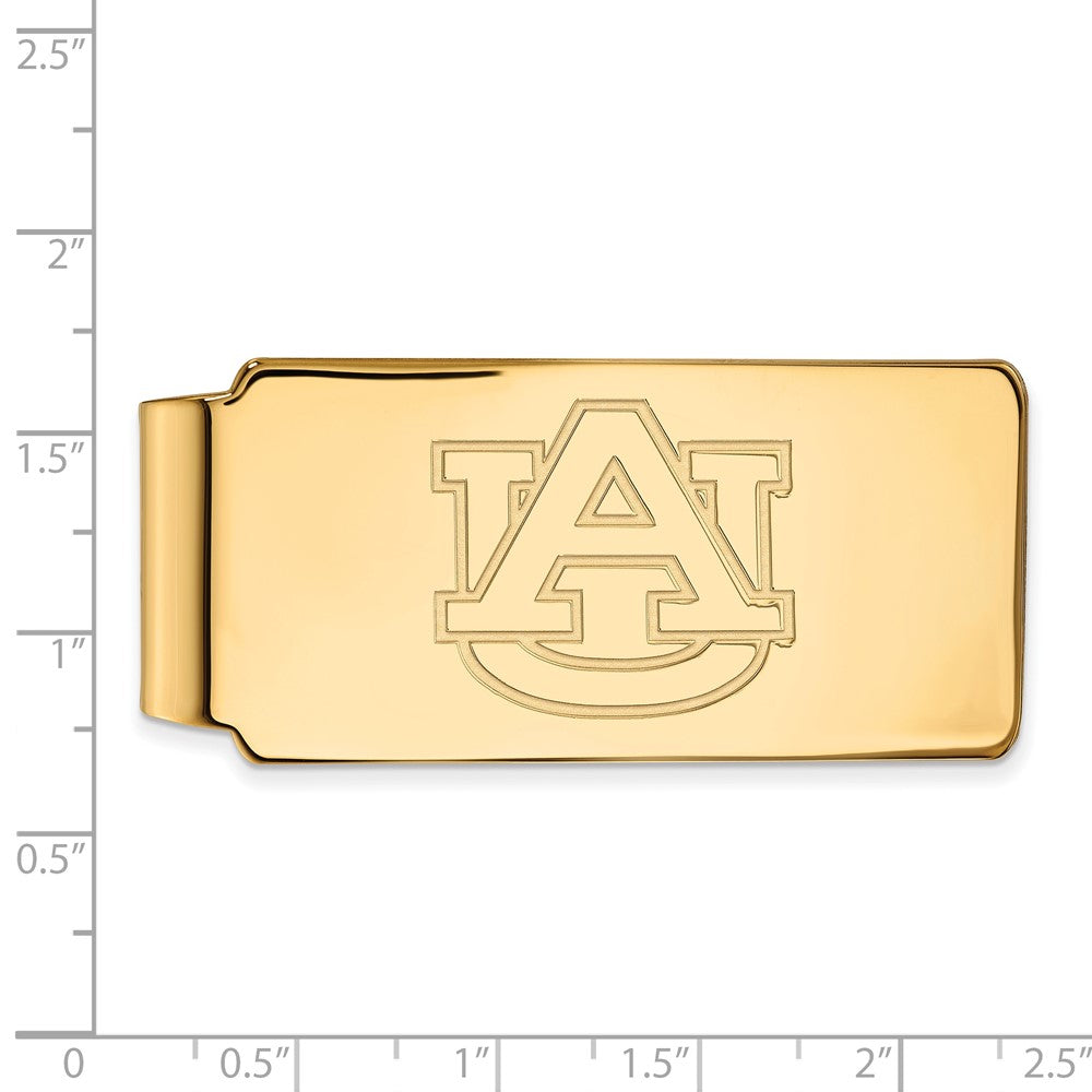 10K Gelbgold Gold Logoart Auburn University Geldklammer