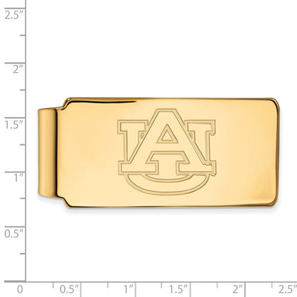 10K Gelbgold Gold Logoart Auburn University Geldklammer