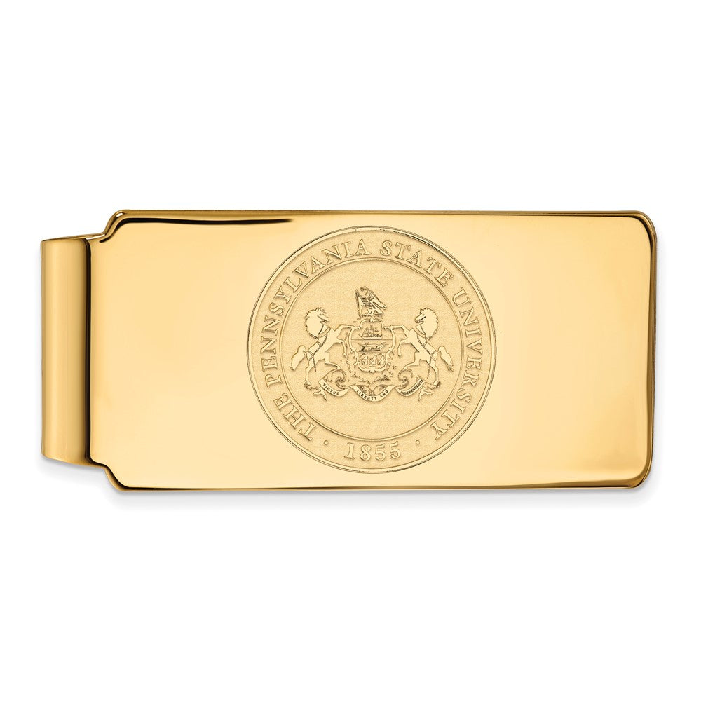 10K Gelbgold Gold Logoart Penn State University Wappen Geldklammer