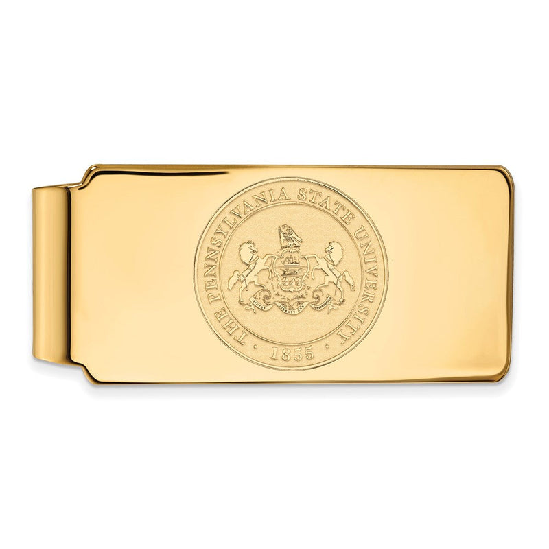 10K Gelbgold Gold Logoart Penn State University Wappen Geldklammer