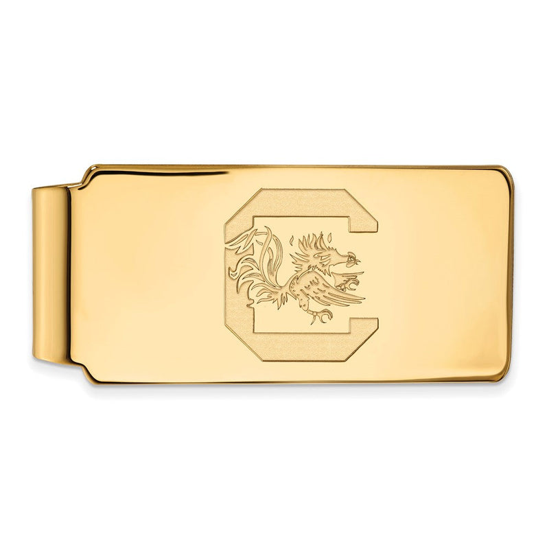 14K Gelbgold Gold Logoart University Of South Carolina Geldklammer