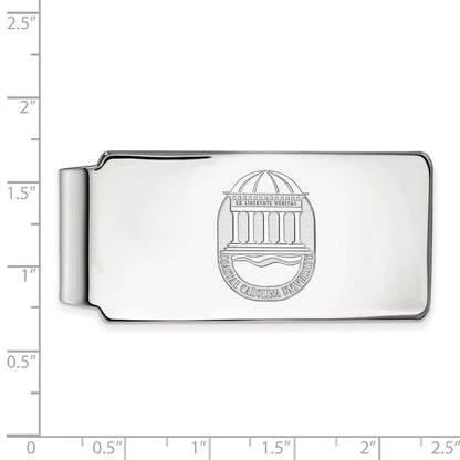 14K Weißgold Logoart Coastal Carolina University Wappen Geldklammer