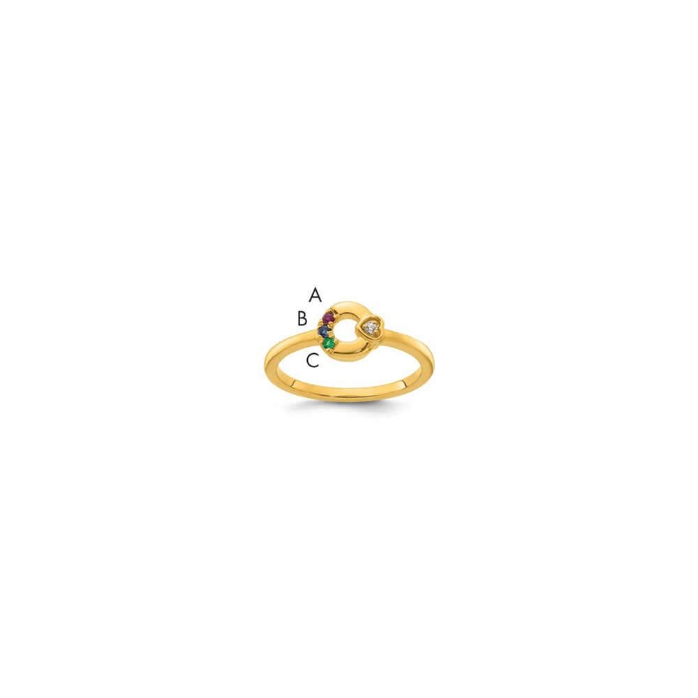 14K Weißgold Ehering mit 11 Diamanten in Kanalfassung