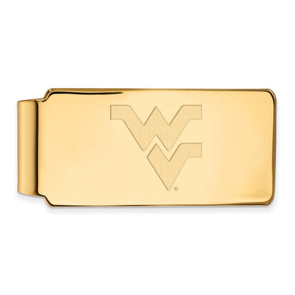 10K Gelbgold Gold Logoart West Virginia University W-v Geldklammer