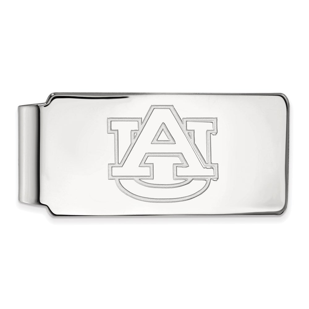 10K Weißgold Logoart Auburn University Geldklammer