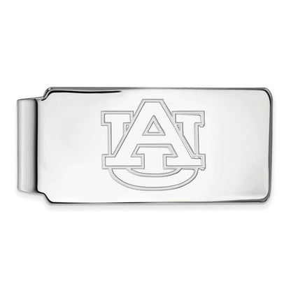 10K Weißgold Logoart Auburn University Geldklammer