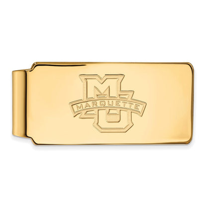 10K Gelbgold Gold Logoart Marquette University Geldklammer