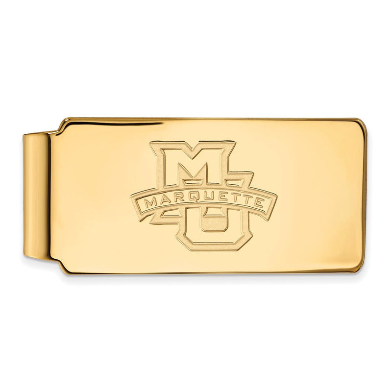10K Gelbgold Gold Logoart Marquette University Geldklammer