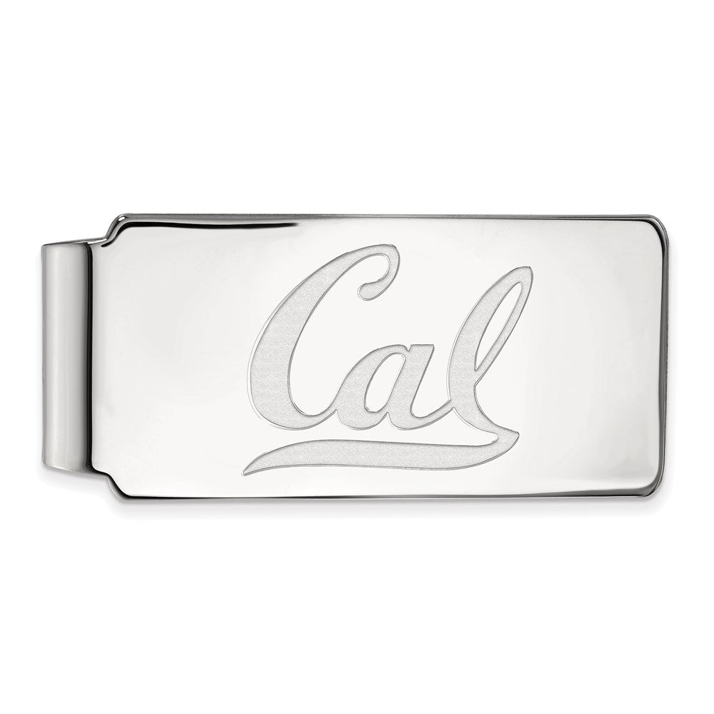 14K Weißgold Logoart University Of California Berkeley Cal Geldklammer