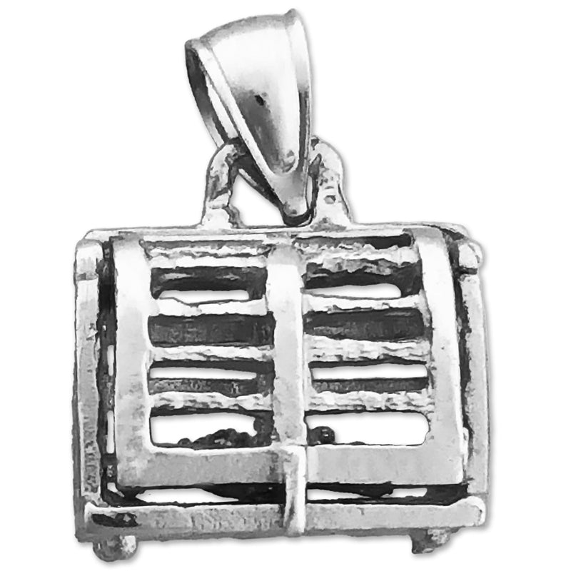 14K Gold 3D Hummerreusen-Charm