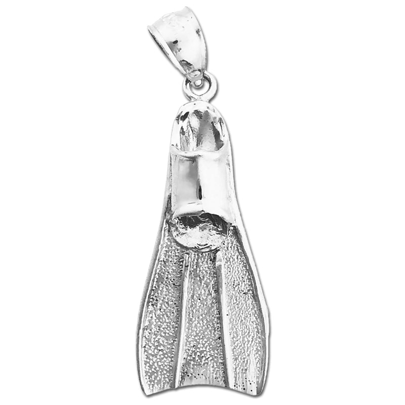 14K Gold 3D-Flipper-Anhänger