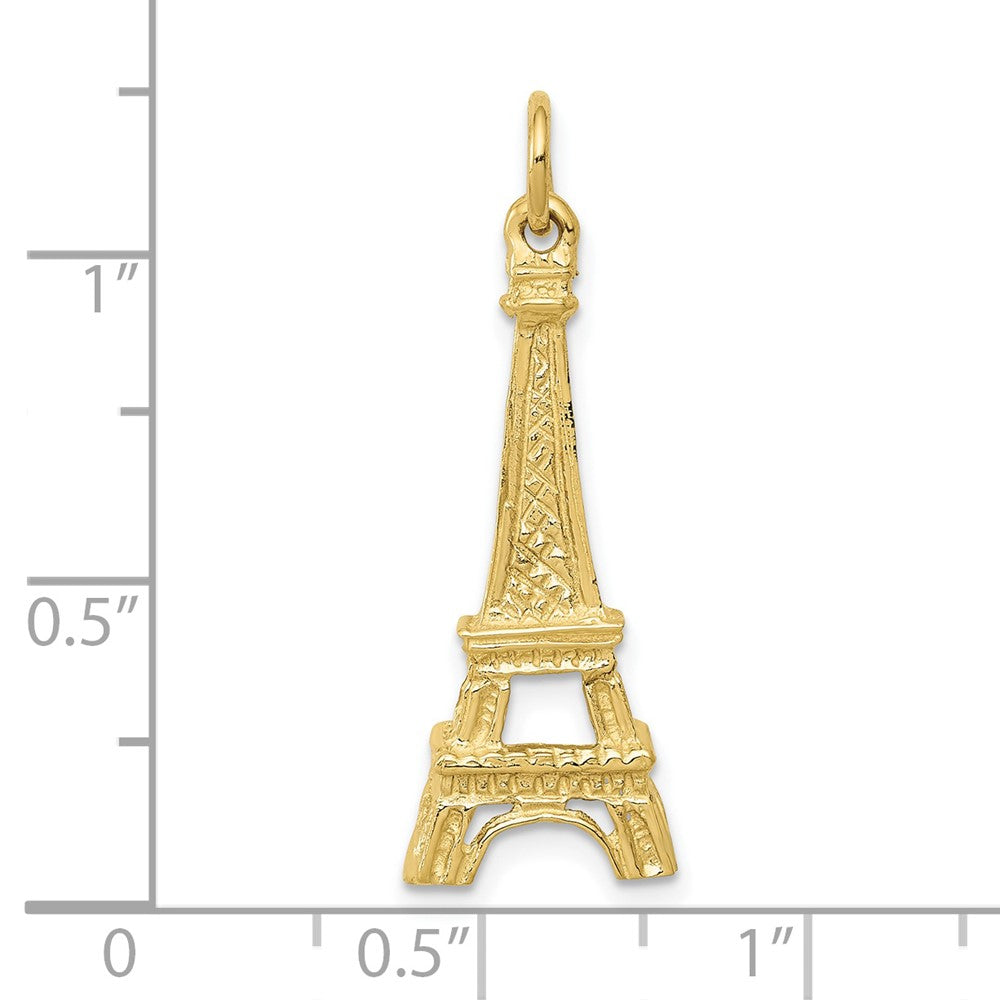 10K Gelbgold Eiffel Tower Charm
