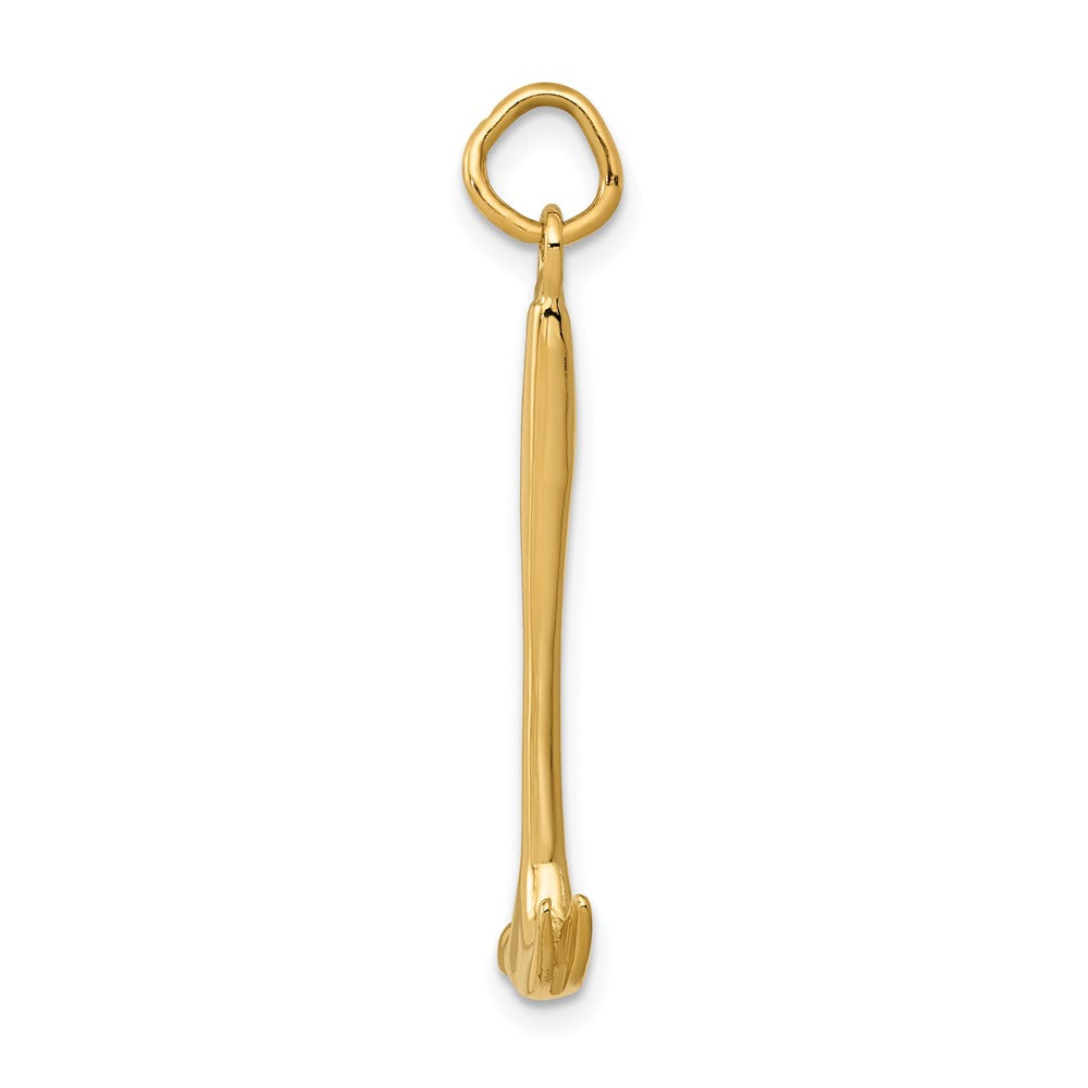 10K Gelbgold Hammer Charm