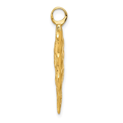 10K Gelbgold Pfeil Kopf Charm