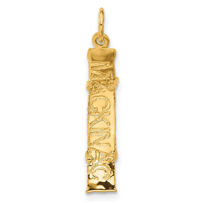 10K Gelbgold Mackinac Bridge Charm
