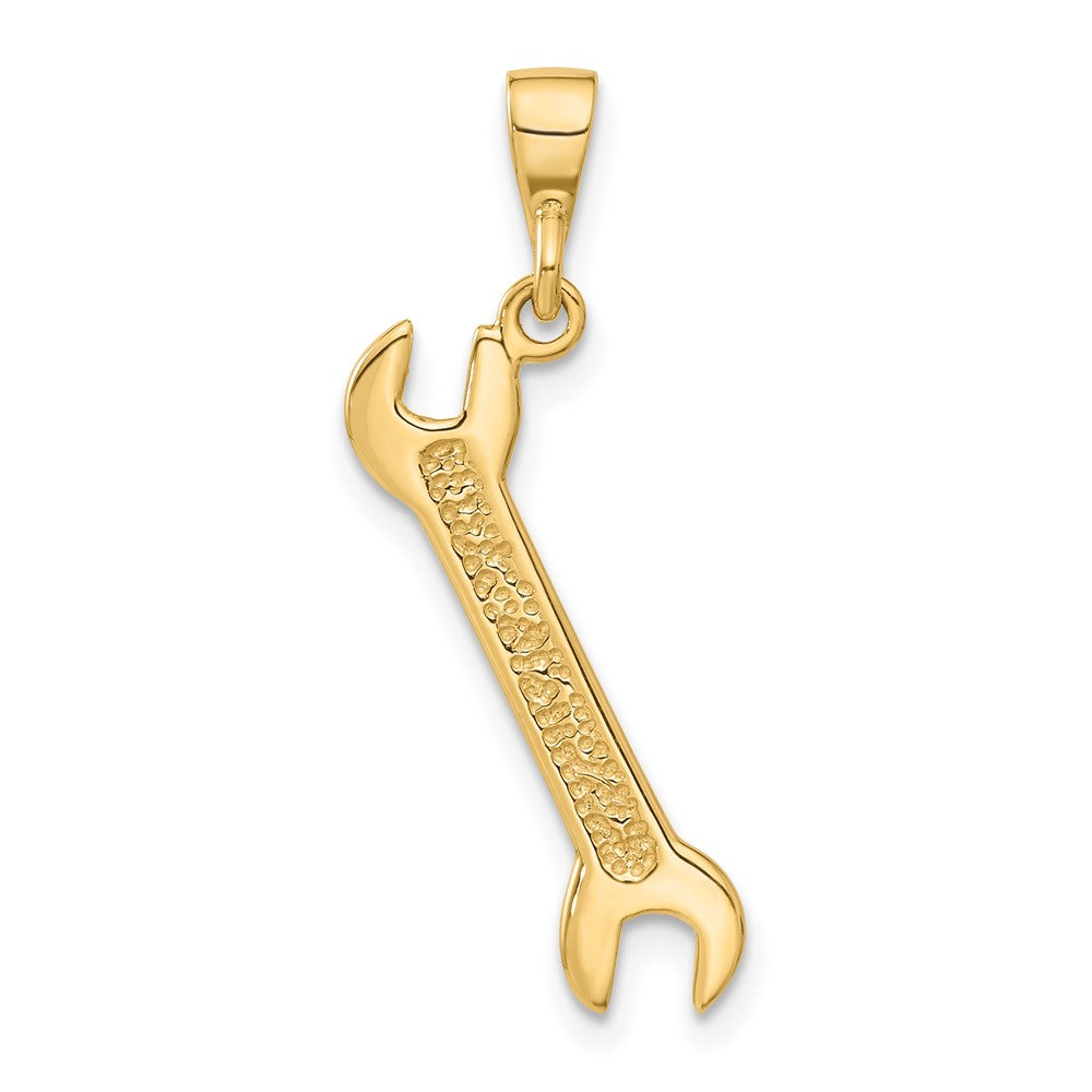 10K Gelbgold Wrench Charm