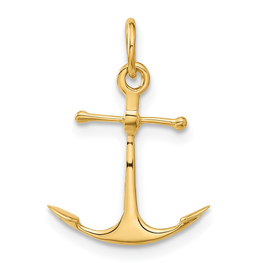 10K Gelbgold Anker Charm