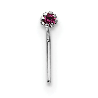 10K Weißgold 1.5mm Set Of 3 Zirkonia Nasen Studs