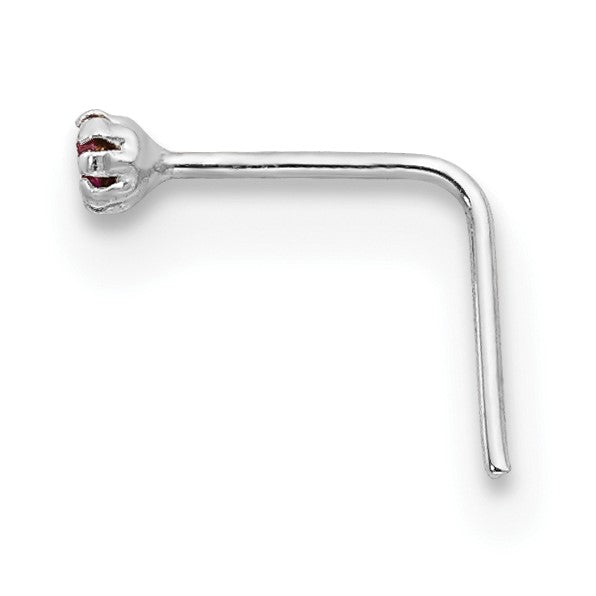 10K Weißgold 1.5mm Set Of 3 Zirkonia Nasen Studs