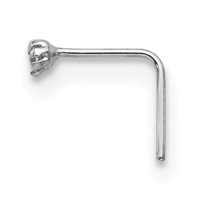 10K Weißgold 1.5mm Set Of 3 Zirkonia Nasen Studs