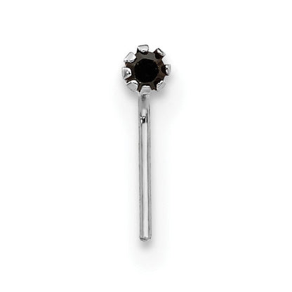 10K Weißgold 1.5mm Set Of 3 Zirkonia Nasen Studs