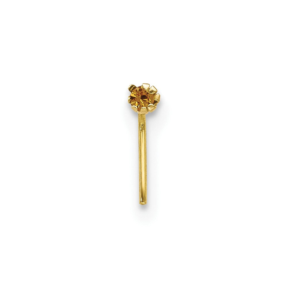 10K Gelbgold 1.5mm Set Of 3 Zirkonia Nasen Studs